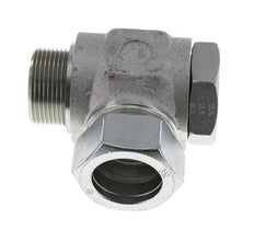 35L & G1-1/4'' Zink plated Steel Swivel Joint Cutting Fitting with Male Threads 160 bar Rotatable ISO 8434-1