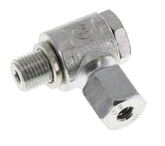 6S & G1/4'' Zink plated Steel Swivel Joint Cutting Fitting with Male Threads 400 bar Rotatable ISO 8434-1