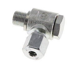 6S & G1/4'' Zink plated Steel Swivel Joint Cutting Fitting with Male Threads 400 bar Rotatable ISO 8434-1