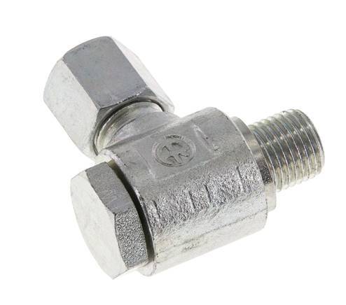 6S & G1/4'' Zink plated Steel Swivel Joint Cutting Fitting with Male Threads 400 bar Rotatable ISO 8434-1