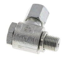 6S & G1/4'' Zink plated Steel Swivel Joint Cutting Fitting with Male Threads 400 bar Rotatable ISO 8434-1