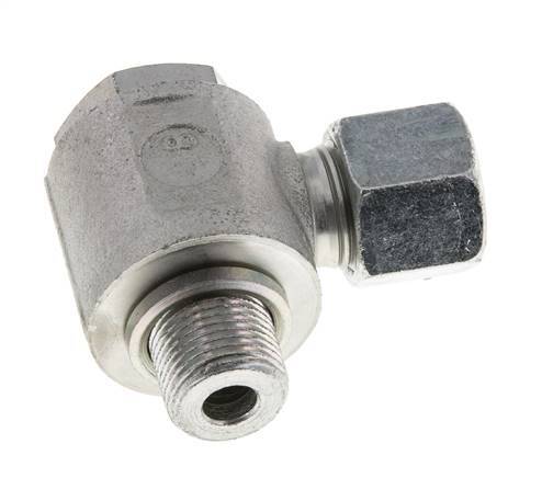 10S & G3/8'' Zink plated Steel Swivel Joint Cutting Fitting with Male Threads 400 bar Rotatable ISO 8434-1