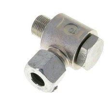12S & G3/8'' Zink plated Steel Swivel Joint Cutting Fitting with Male Threads 400 bar Rotatable ISO 8434-1