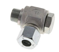 14S & G1/2'' Zink plated Steel Swivel Joint Cutting Fitting with Male Threads 400 bar Rotatable ISO 8434-1