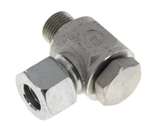 16S & G1/2'' Zink plated Steel Swivel Joint Cutting Fitting with Male Threads 400 bar Rotatable ISO 8434-1