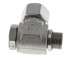 16S & G1/2'' Zink plated Steel Swivel Joint Cutting Fitting with Male Threads 400 bar Rotatable ISO 8434-1