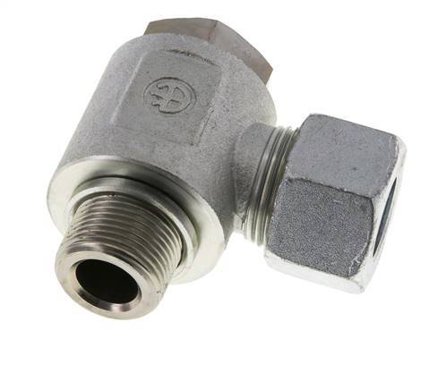20S & G3/4'' Zink plated Steel Swivel Joint Cutting Fitting with Male Threads 400 bar Rotatable ISO 8434-1
