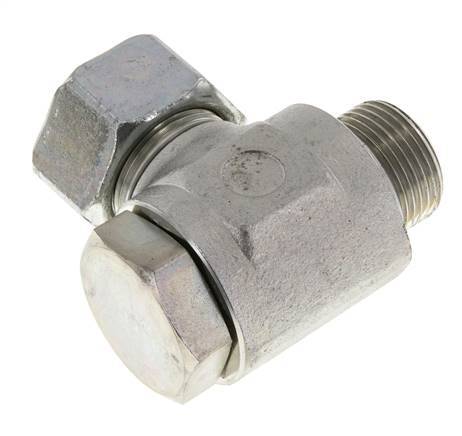 25S & G1'' Zink plated Steel Swivel Joint Cutting Fitting with Male Threads 250 bar Rotatable ISO 8434-1