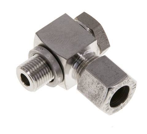 8LL & G1/8'' Stainless Steel Swivel Joint Cutting Fitting with Male Threads 100 bar Rotatable ISO 8434-1