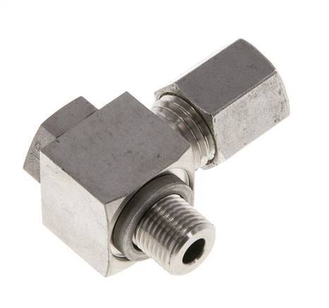 6L & G1/8'' Stainless Steel Swivel Joint Cutting Fitting with Male Threads 315 bar Rotatable ISO 8434-1