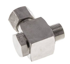 12L & G3/8'' Stainless Steel Swivel Joint Cutting Fitting with Male Threads 315 bar Rotatable ISO 8434-1