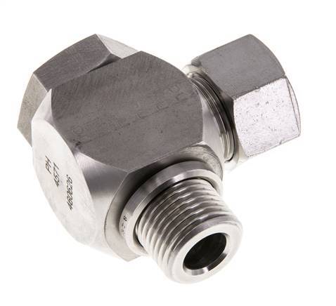 15L & G1/2'' Stainless Steel Swivel Joint Cutting Fitting with Male Threads 315 bar Rotatable ISO 8434-1