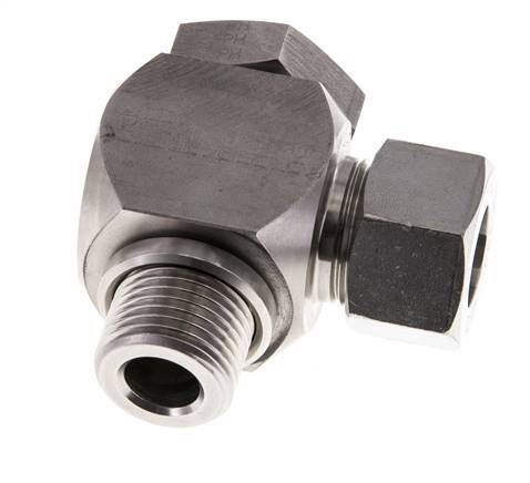 15L & G1/2'' Stainless Steel Swivel Joint Cutting Fitting with Male Threads 315 bar Rotatable ISO 8434-1