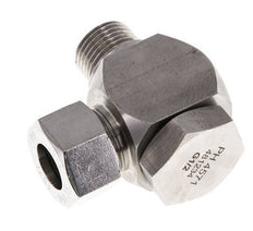 15L & G1/2'' Stainless Steel Swivel Joint Cutting Fitting with Male Threads 315 bar Rotatable ISO 8434-1