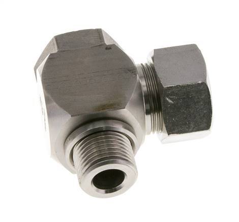 18L & G1/2'' Stainless Steel Swivel Joint Cutting Fitting with Male Threads 315 bar Rotatable ISO 8434-1