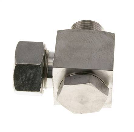 22L & G3/4'' Stainless Steel Swivel Joint Cutting Fitting with Male Threads 160 bar Rotatable ISO 8434-1