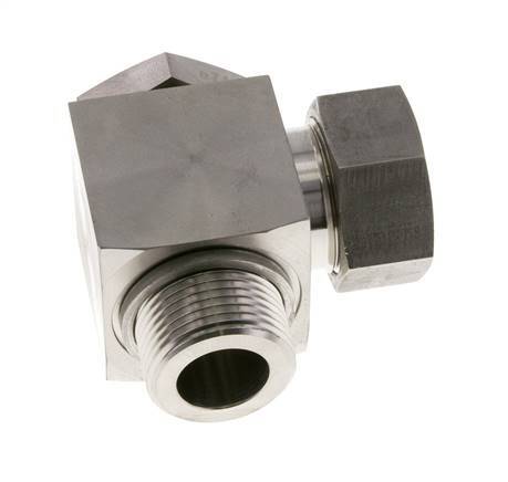 28L & G1'' Stainless Steel Swivel Joint Cutting Fitting with Male Threads 160 bar Rotatable ISO 8434-1