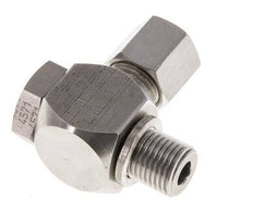 6S & G1/4'' Stainless Steel Swivel Joint Cutting Fitting with Male Threads 400 bar Rotatable ISO 8434-1
