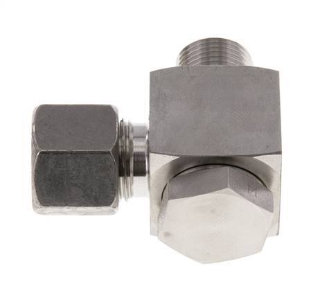 10S & G3/8'' Stainless Steel Swivel Joint Cutting Fitting with Male Threads 400 bar Rotatable ISO 8434-1