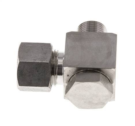 12S & G3/8'' Stainless Steel Swivel Joint Cutting Fitting with Male Threads 400 bar Rotatable ISO 8434-1