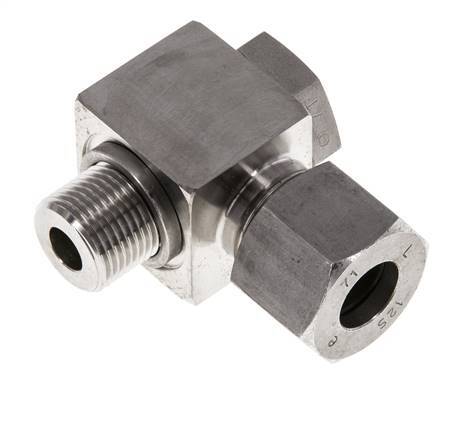 12S & G3/8'' Stainless Steel Swivel Joint Cutting Fitting with Male Threads 400 bar Rotatable ISO 8434-1