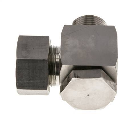 25S & G1'' Stainless Steel Swivel Joint Cutting Fitting with Male Threads 250 bar Rotatable ISO 8434-1
