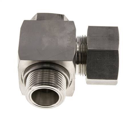 25S & G1'' Stainless Steel Swivel Joint Cutting Fitting with Male Threads 250 bar Rotatable ISO 8434-1