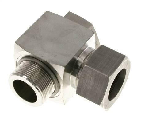 38S & G1-1/2'' Stainless Steel Swivel Joint Cutting Fitting with Male Threads 250 bar Rotatable ISO 8434-1