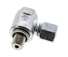 8L & M12x1.5 Zink plated Steel Swivel Joint Cutting Fitting with Male Threads 315 bar NBRO-ring Rotatable ISO 8434-1