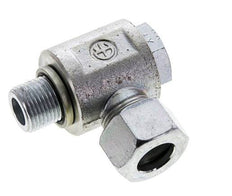 15L & M18x1.5 Zink plated Steel Swivel Joint Cutting Fitting with Male Threads 315 bar NBRO-ring Rotatable ISO 8434-1
