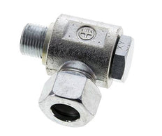 15L & M18x1.5 Zink plated Steel Swivel Joint Cutting Fitting with Male Threads 315 bar NBRO-ring Rotatable ISO 8434-1