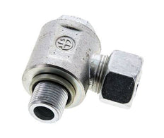 15L & M18x1.5 Zink plated Steel Swivel Joint Cutting Fitting with Male Threads 315 bar NBRO-ring Rotatable ISO 8434-1