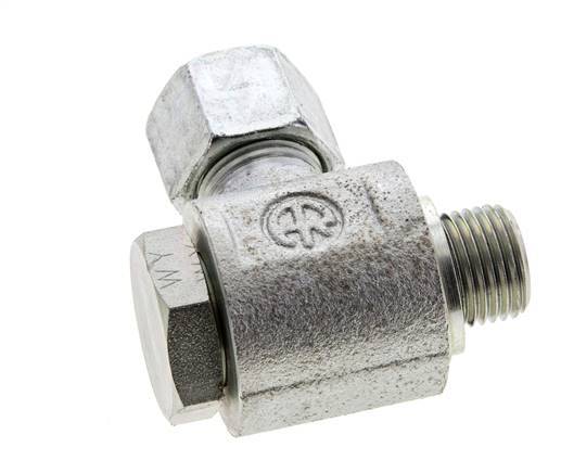 10S & M16x1.5 Zink plated Steel Swivel Joint Cutting Fitting with Male Threads 400 bar NBRO-ring Rotatable ISO 8434-1