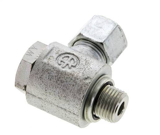 10S & M16x1.5 Zink plated Steel Swivel Joint Cutting Fitting with Male Threads 400 bar NBRO-ring Rotatable ISO 8434-1