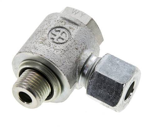 10S & M16x1.5 Zink plated Steel Swivel Joint Cutting Fitting with Male Threads 400 bar NBRO-ring Rotatable ISO 8434-1