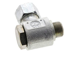 12S & M18x1.5 Zink plated Steel Swivel Joint Cutting Fitting with Male Threads 400 bar NBRO-ring Rotatable ISO 8434-1