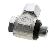 14S & M20x1.5 Zink plated Steel Swivel Joint Cutting Fitting with Male Threads 400 bar NBRO-ring Rotatable ISO 8434-1