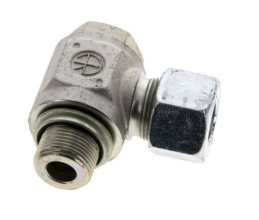 16S & M22x1.5 Zink plated Steel Swivel Joint Cutting Fitting with Male Threads 400 bar NBRO-ring Rotatable ISO 8434-1