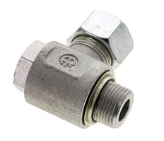 20S & M27x2 Zink plated Steel Swivel Joint Cutting Fitting with Male Threads 400 bar NBRO-ring Rotatable ISO 8434-1