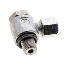 8L & G1/4'' Zink plated Steel Swivel Joint Cutting Fitting with Male Threads 315 bar NBRO-ring Rotatable ISO 8434-1