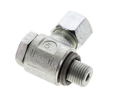 10L & G1/4'' Zink plated Steel Swivel Joint Cutting Fitting with Male Threads 315 bar NBRO-ring Rotatable ISO 8434-1