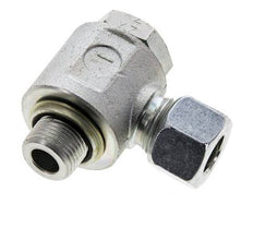 12L & G3/8'' Zink plated Steel Swivel Joint Cutting Fitting with Male Threads 315 bar NBRO-ring Rotatable ISO 8434-1