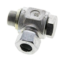 15L & G1/2'' Zink plated Steel Swivel Joint Cutting Fitting with Male Threads 315 bar NBRO-ring Rotatable ISO 8434-1