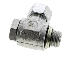 15L & G1/2'' Zink plated Steel Swivel Joint Cutting Fitting with Male Threads 315 bar NBRO-ring Rotatable ISO 8434-1