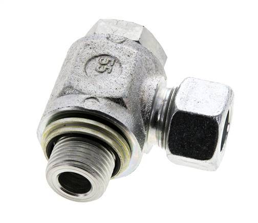 15L & G1/2'' Zink plated Steel Swivel Joint Cutting Fitting with Male Threads 315 bar NBRO-ring Rotatable ISO 8434-1