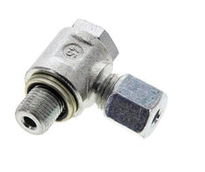 6S & G1/4'' Zink plated Steel Swivel Joint Cutting Fitting with Male Threads 400 bar NBRO-ring Rotatable ISO 8434-1