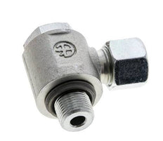 10S & G3/8'' Zink plated Steel Swivel Joint Cutting Fitting with Male Threads 400 bar NBRO-ring Rotatable ISO 8434-1