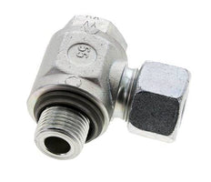 16S & G1/2'' Zink plated Steel Swivel Joint Cutting Fitting with Male Threads 400 bar NBRO-ring Rotatable ISO 8434-1