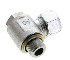 20S & G3/4'' Zink plated Steel Swivel Joint Cutting Fitting with Male Threads 400 bar NBRO-ring Rotatable ISO 8434-1
