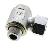 20S & G3/4'' Zink plated Steel Swivel Joint Cutting Fitting with Male Threads 400 bar NBRO-ring Rotatable ISO 8434-1